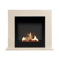 Биокамин в портале SteelHeat Assen, стекло