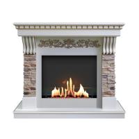 Биокамин в портале SteelHeat Marsel Lux, стекло Биокамин в портале SteelHeat Marsel Lux, стекло