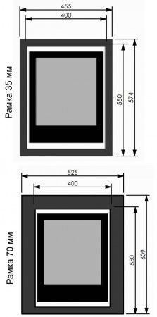 Газовый камин BellFires Unica 40