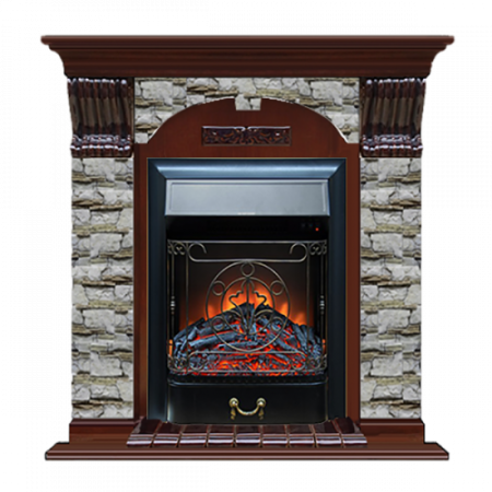 Арочный Алтай (красное дерево)+Majestic Black